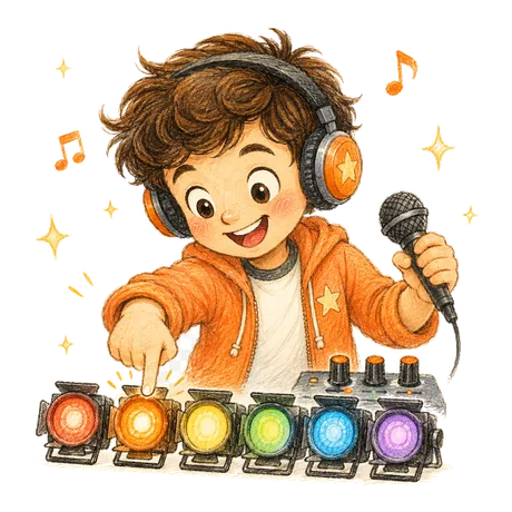 舞台演出のイラスト
